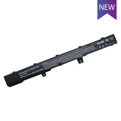 Батарея Asus D550 F551 X451 X551, 14.4 V 2600 mAh, A41N1308, черный, аккумулятор для ноутбука