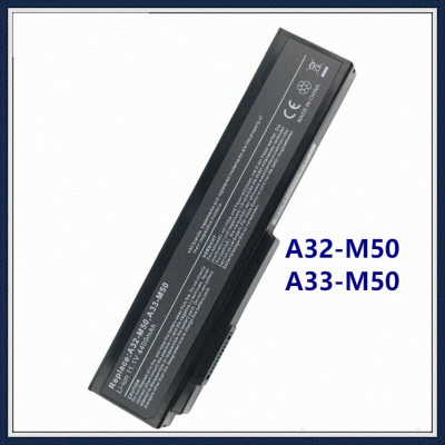 Аккумулятор A32-M50 11.1 V 5200 mAh для ноутбука Asus M50 M51 M70 X57 X55S G50 L50 N61 Series, черный