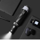 Зонт складной автоматический с фонариком, обратного сложения, Xiaomi Zuodu
