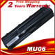 Аккумулятор батарея HP MU06 MU09 MU06055 MU06047 MU06062 MU06XL MU09XL 5200mAh Черный для ноутбука