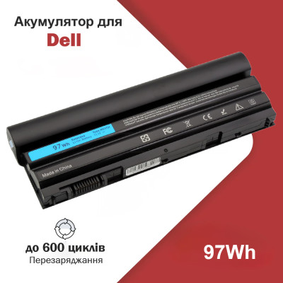 Акумулятор для ноутбука Dell Latitude E5420, E6420, E6530, E5430, M5Y0X, T54FJ, 4NW9, 97Wh ORG