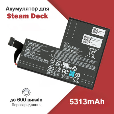 Батарея для Steam Deck OLED F1A, F7A, F7G, 2(ICP6/47/36+ICP6/57/80)-2, 5313mAh NEW!