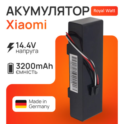 Аккумулятор для робота пылесоса Xiaomi Viomi V2, V3 STYTJ02YM / Mop P SKV4110GL 3200mAh Royal Watt
