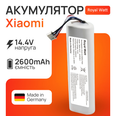 Аккумулятор для робота пылесоса Xiaomi Mi Robot Vacuum Mop 2 (STYTJ03ZHM) 2600mAh Royal Watt