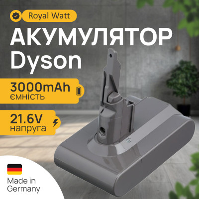 Аккумулятор (батарея) для пылесоса Dyson Дайсон V7 SV11 Motorhead Fluffy 968670 3000mAh Royal Watt