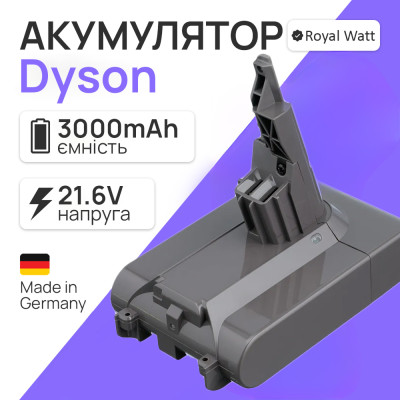 Аккумулятор для пылесоса Dyson V7 SV11, Animal, Absolute, Trigger, Total Clean, 3000mAh Royal Watt
