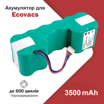 Акумулятор для пилососа Ecovacs Deebot OZMO / Sweeper, ZJ1517-HFR, DD4G, DD3G, 3500mAh ORG