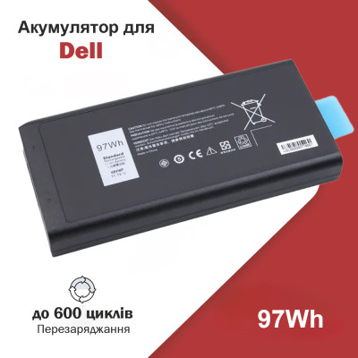 Аккумулятор для ноутбука Dell Latitude 5404, 5414, 7404, 7414 (X8VWF, DKNKD, 4XKN5) 97Wh ORG